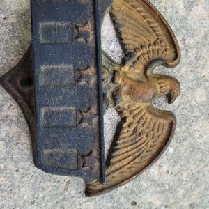 1900's antique matchstick holder to hang by fireplace
